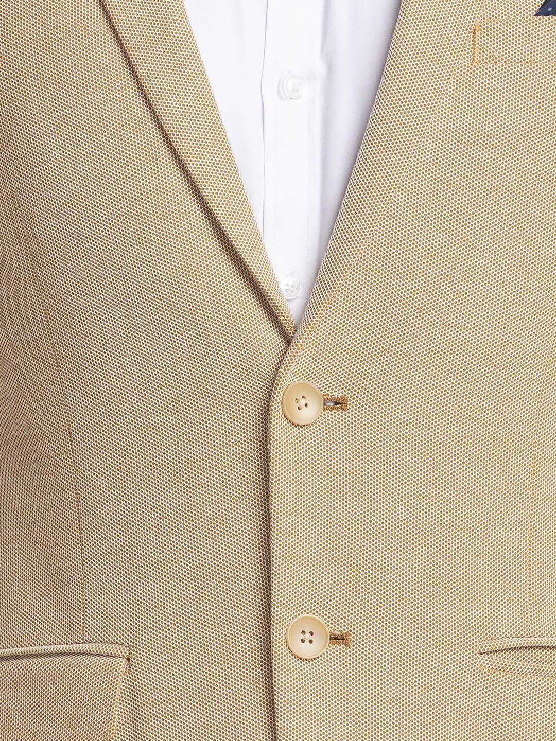 Park Avenue Self Design Single-Breasted Active Fit Casual Blazer