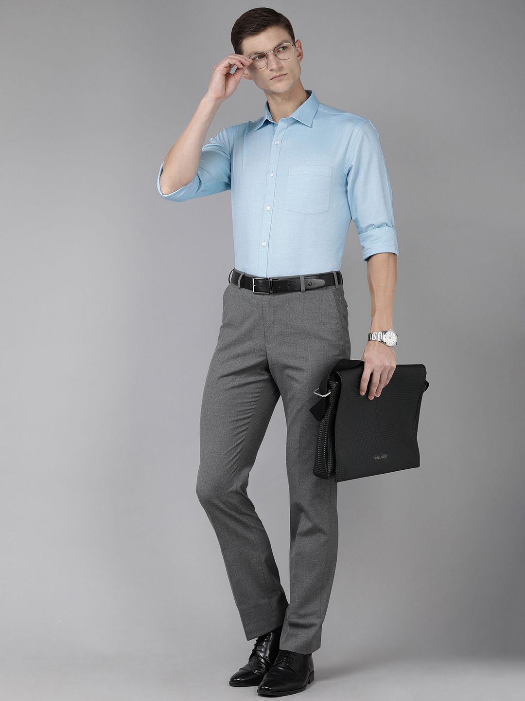 Park Avenue Men Pure Cotton Slim Fit Otmal Shirt