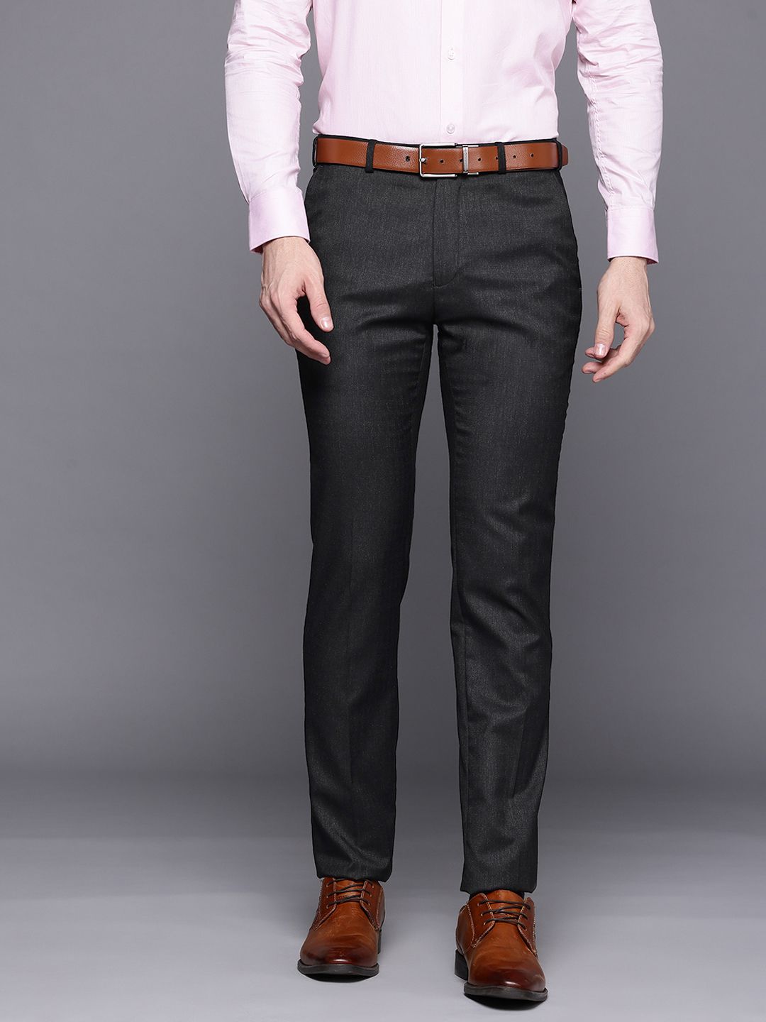 Raymond Men Slim Fit Formal Trousers