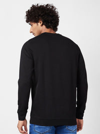 SPYKAR Typography Printed Cotton Sweatshirt