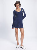 DressBerry Ruched Bodycon Mini Dress
