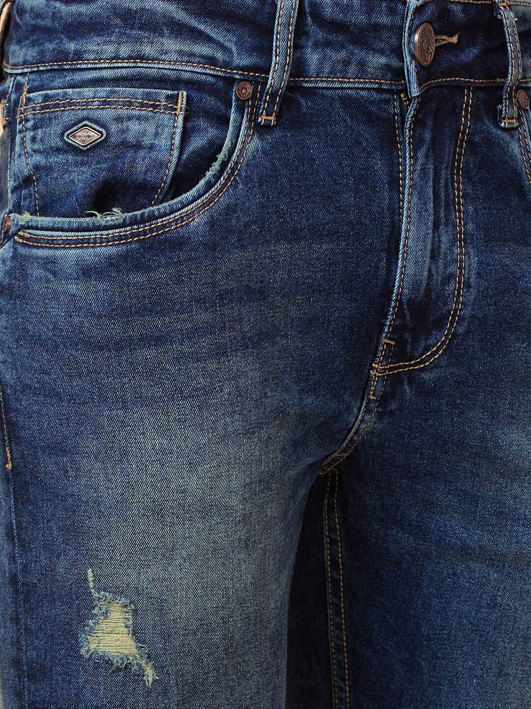 Being Human Men Slim Fit Light Fade Jeans