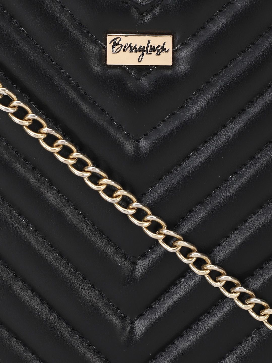 Berrylush Structured Sling Bag with Quilted