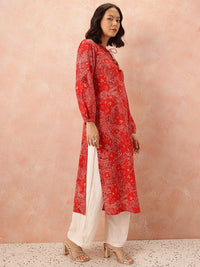 all about you Printed Straight Kurta