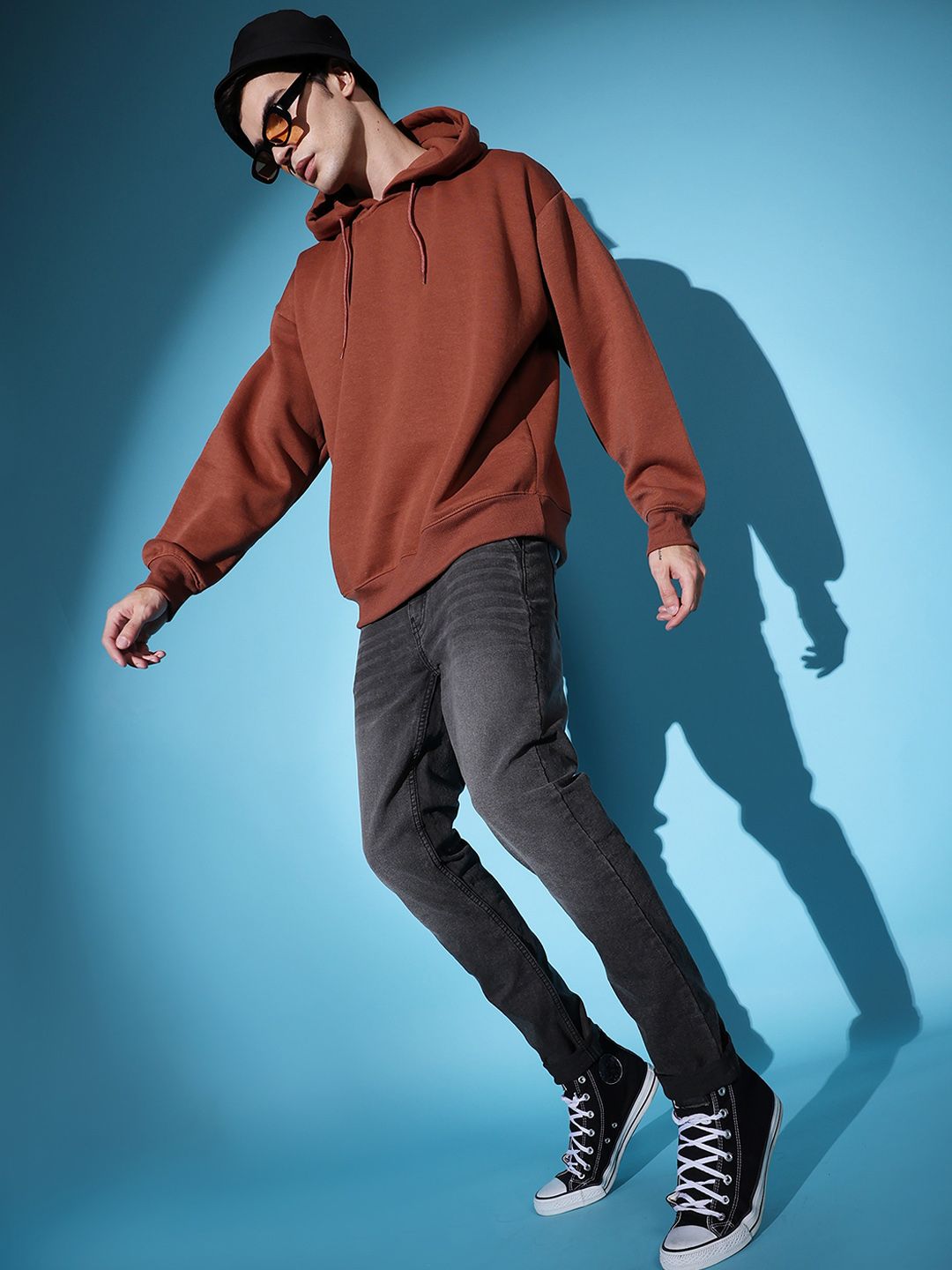 Jeans Jeans Slim Fit Lelaki Heavy Fade