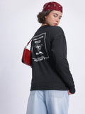 DressBerry Printed Drop-Shoulder Sweatshirt