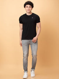 Being Human Men Slim Fit Low Distress Heavy Fade Jeans