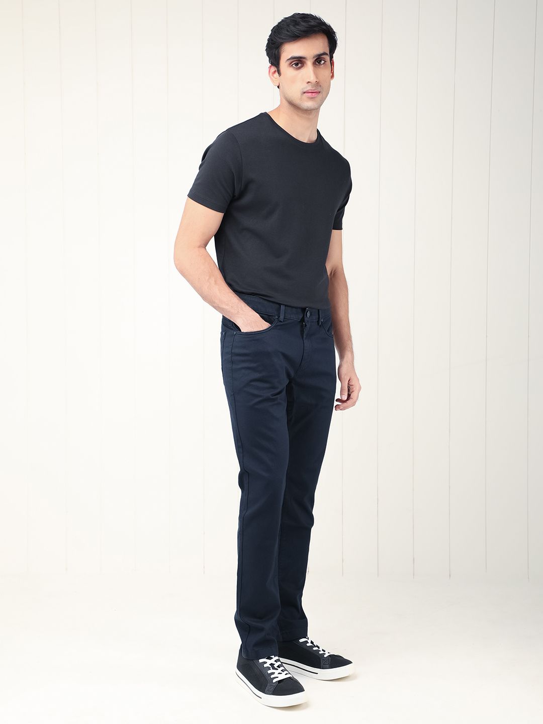 RARE RABBIT Men Cotton Slim Fit Jeans