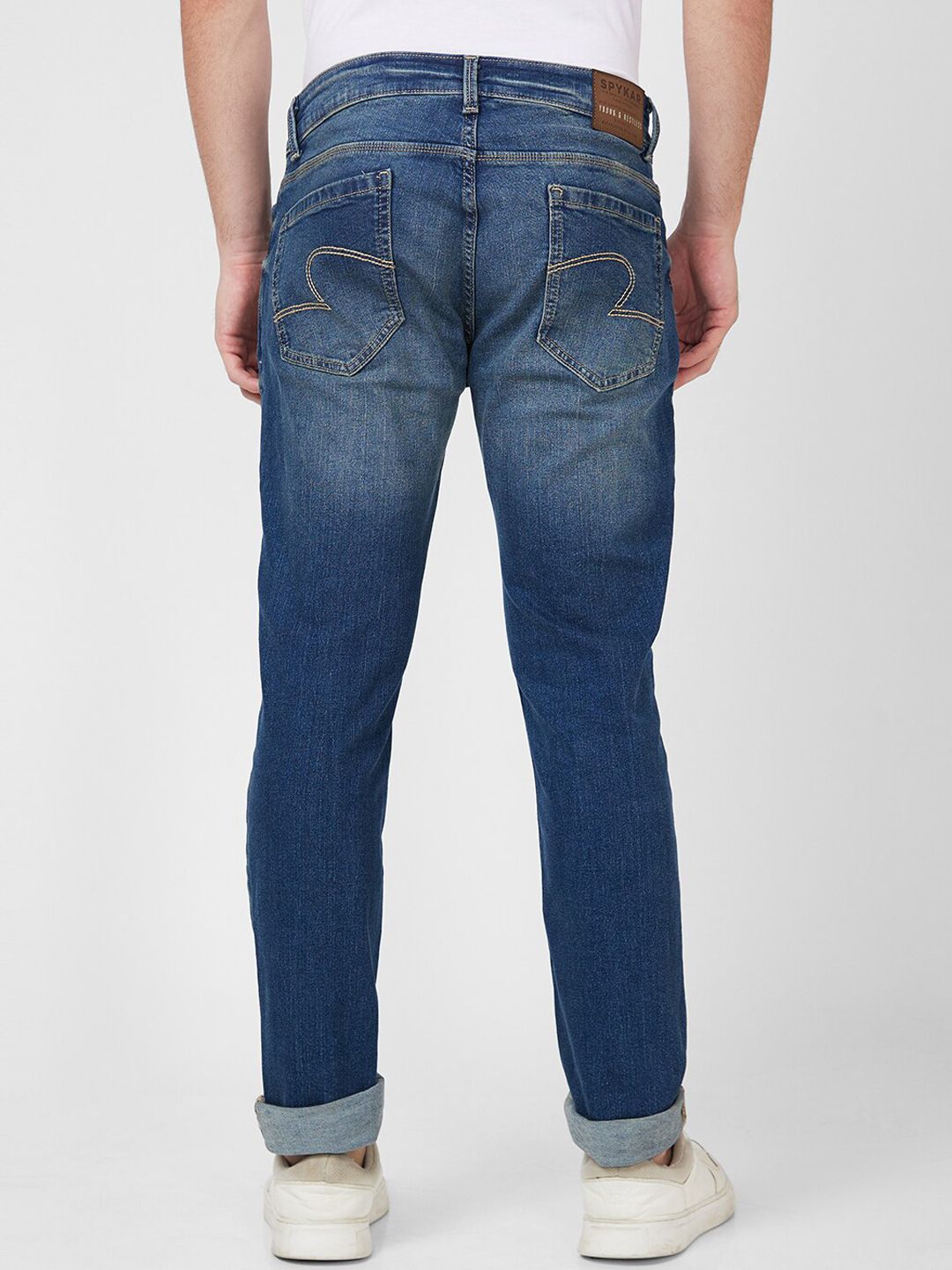 SPYKAR Men Clean Look Mid-Rise Cotton Jeans