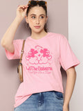 DILLINGER Graphic Printed Drop-Shoulder Sleeves Bio Washed Cotton Oversized T-shirt