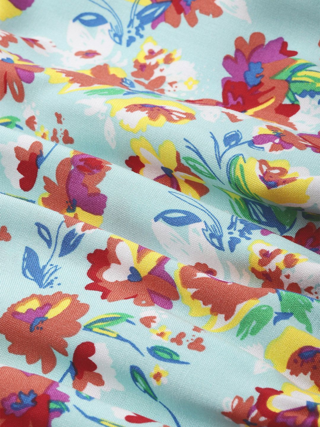 DressBerry Floral Fantasy Tiered Strappy Smocked Midi Dress