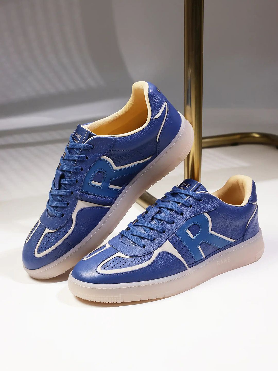 RARE RABBIT Men Leather Sneakers