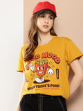 Difference of Opinion Printed Pure Cotton Boxy T-shirt