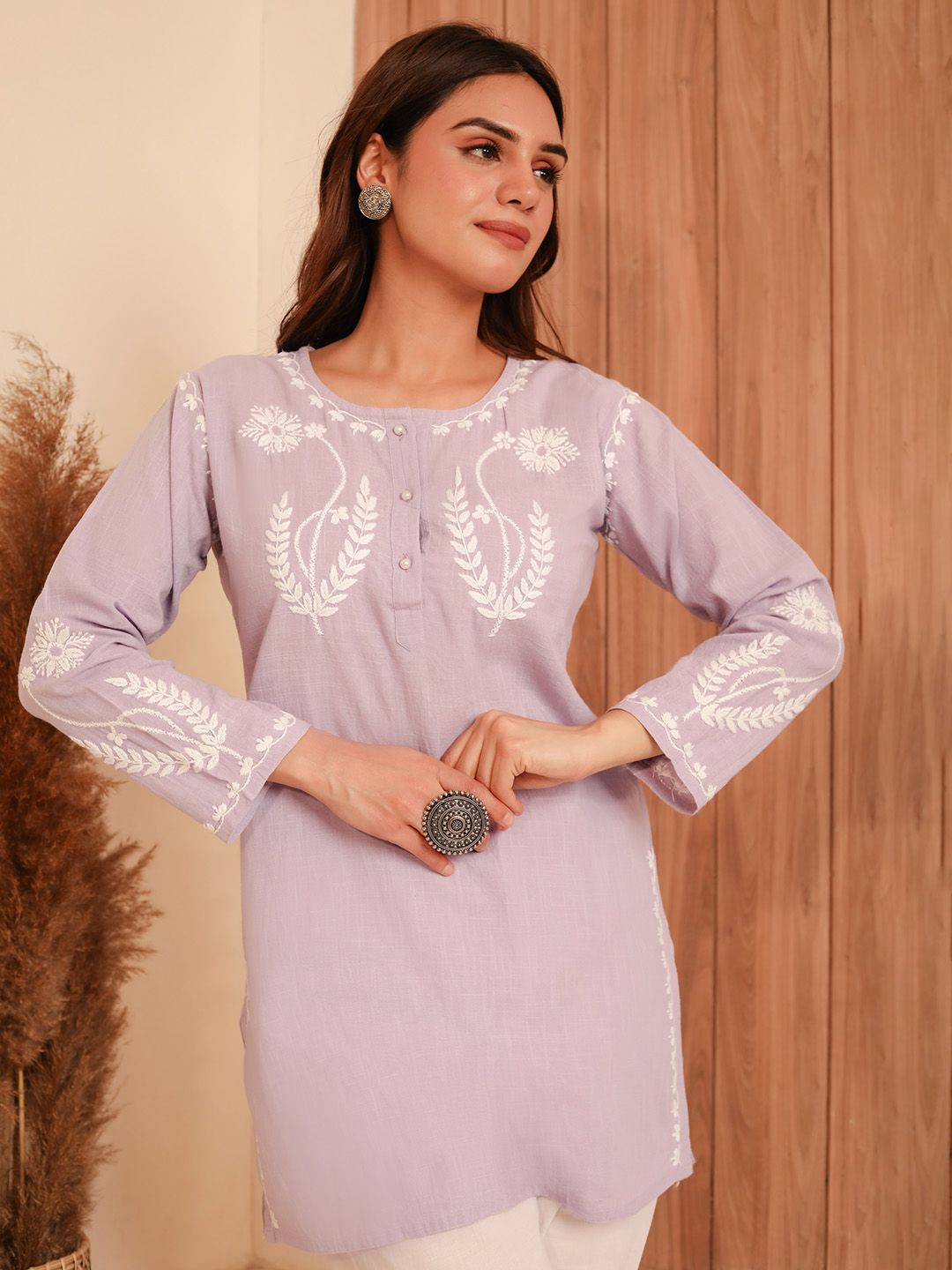 HOUSE OF KARI Printed Handloom Kurta