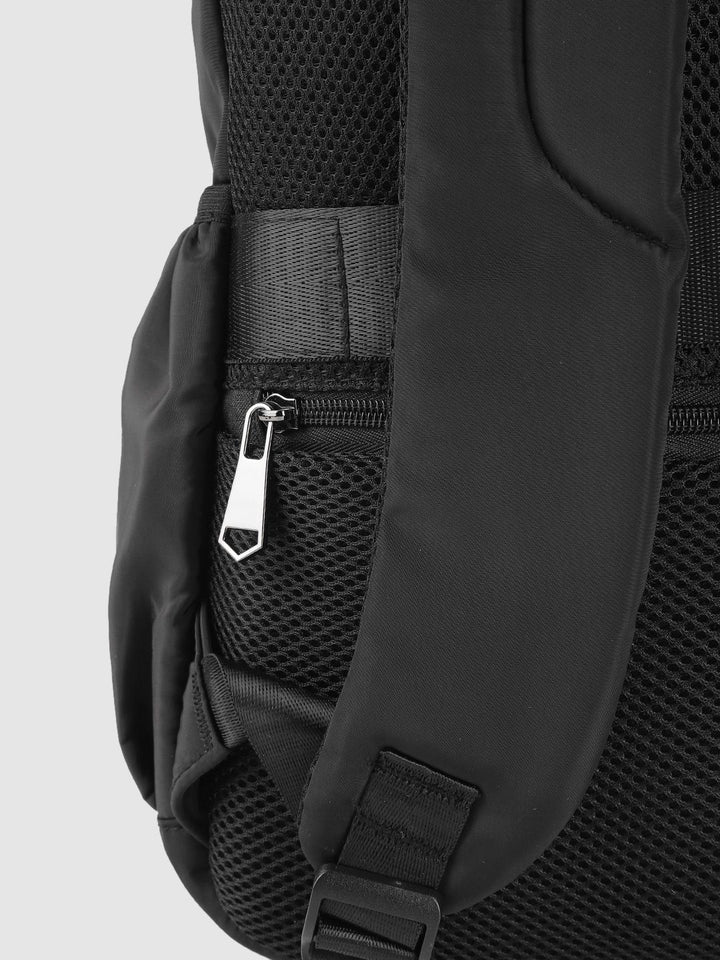 Lino Perros Women Black Solid 16 Inch Laptop Backpack