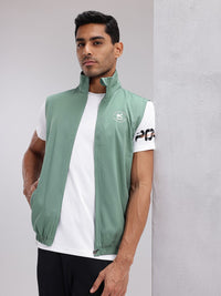 HRX by Hrithik Roshan Brand Logo Printed Detail Rapid-Dry Training Gilet Jacket