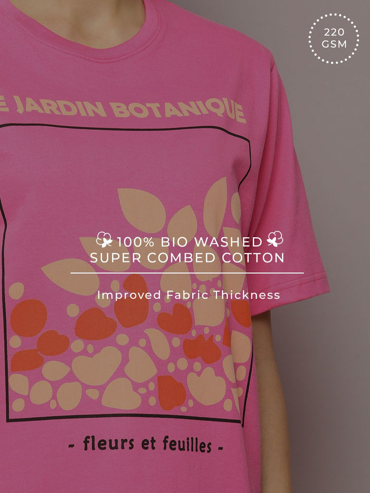 DILLINGER Graphic Printed Oversized Pure Cotton T-shirt