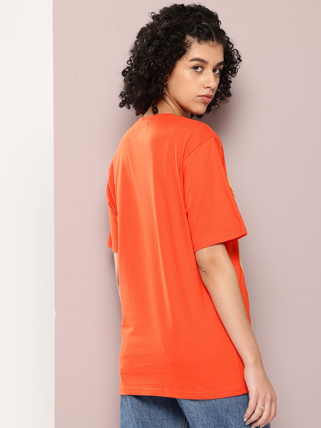 DILLINGER Women Graphic Printed Oversized T-shirt