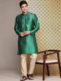 House of Pataudi Jashn Geometric Printed Kurta