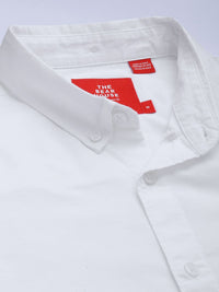 THE BEAR HOUSE Solid Slim Fit Pure Cotton Casual Shirt