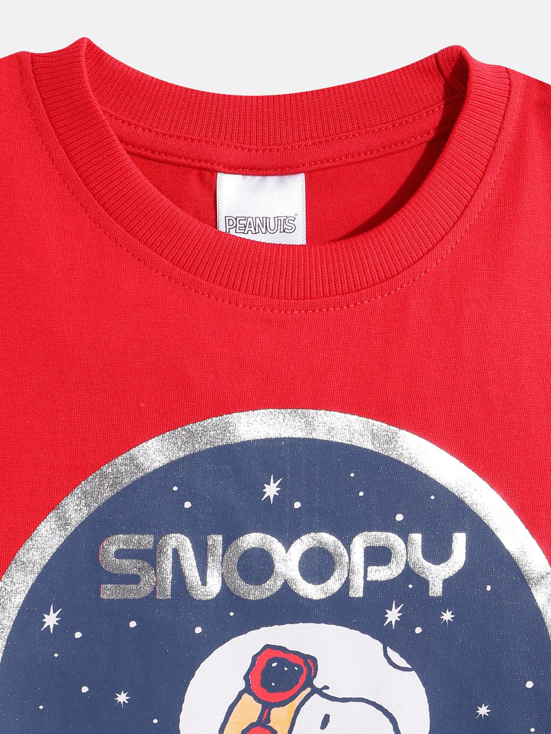 Moms Love Boys Snoopy Printed T-shirt with Trousers