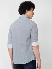 SPYKAR Geometric Printed Cotton Casual Shirt