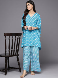 Libas Printed Cotton Night suit