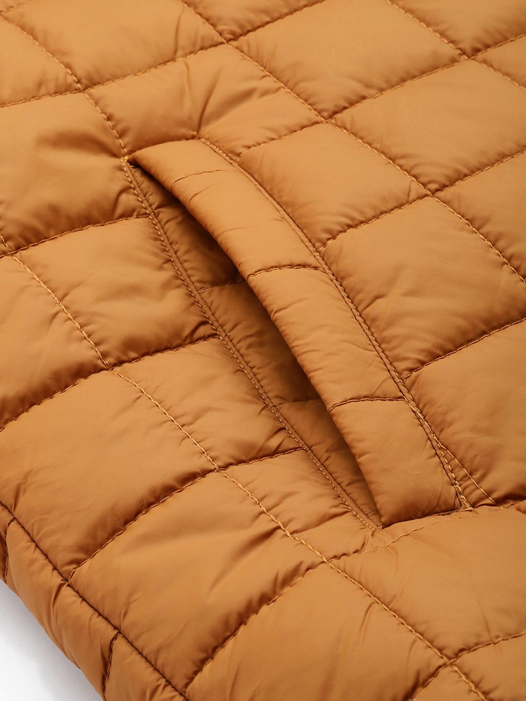 Being Human Mock Collar Quilted Jacket