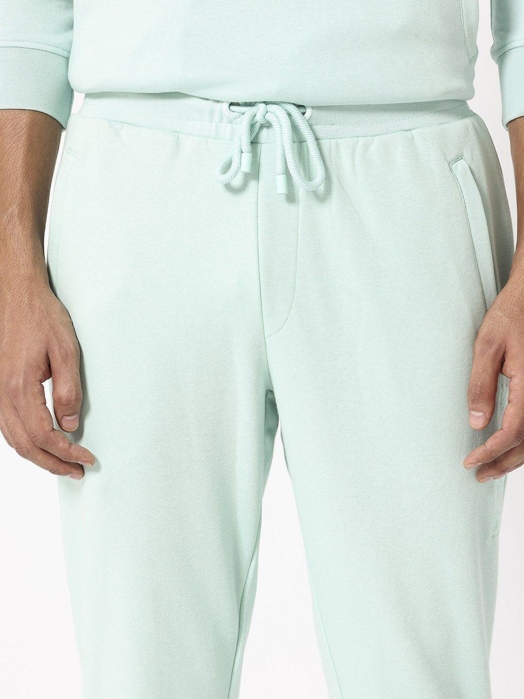 RARE RABBIT Men Shiga Regular Fit Cotton Joggers