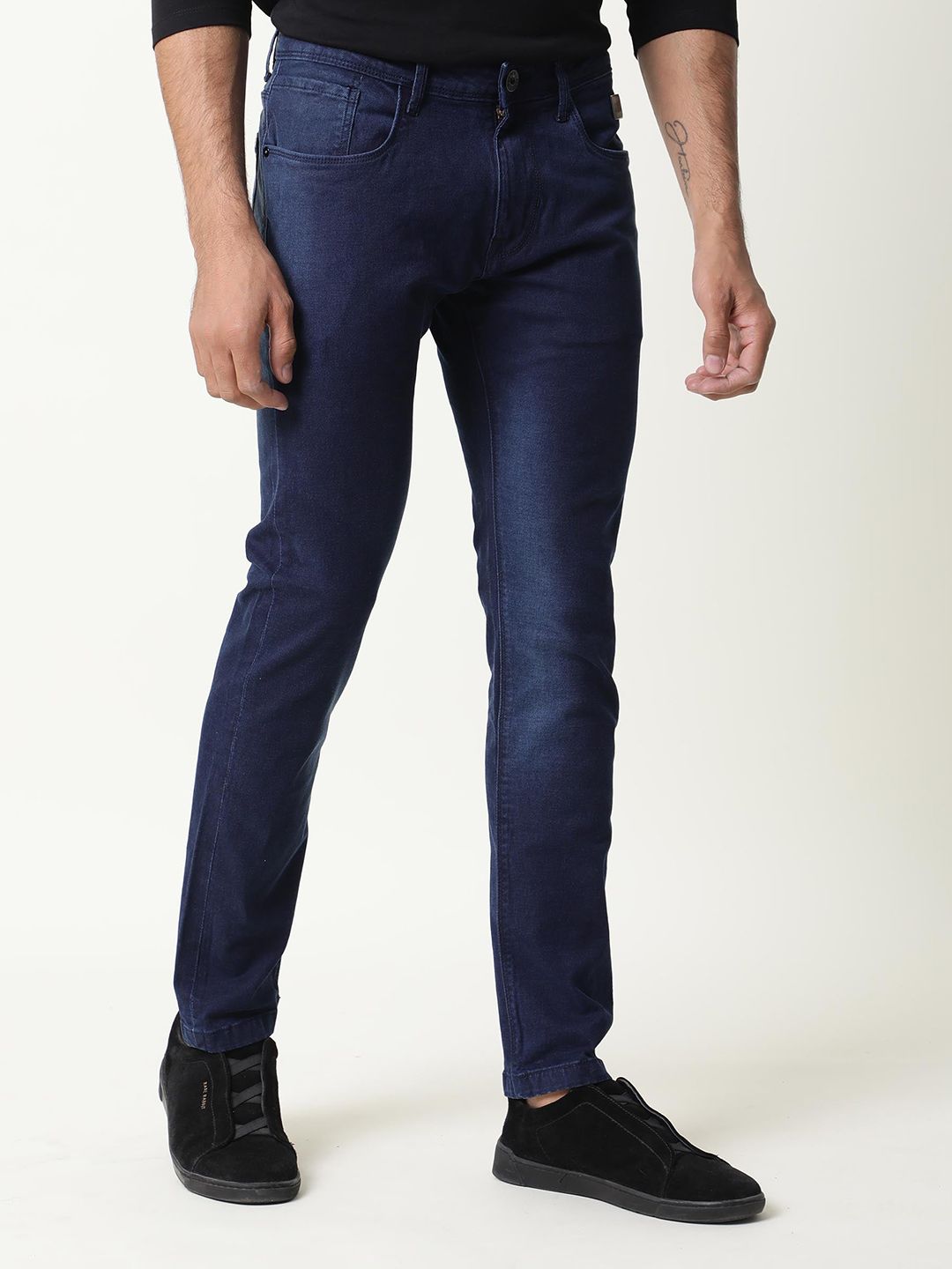 RARE RABBIT Men Repp Slim Fit Jeans