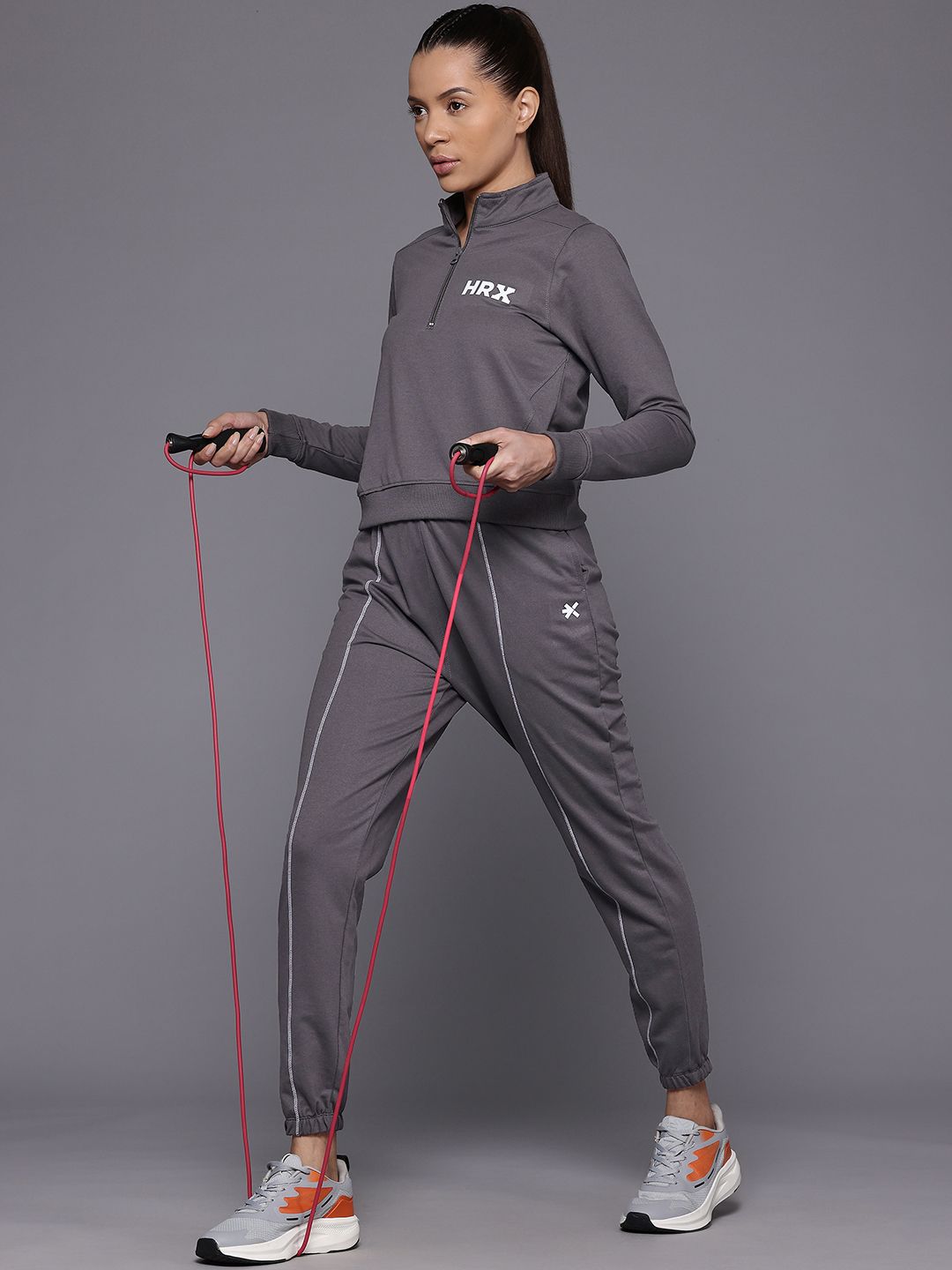 HRX by Hrithik Roshan Brand Logo Detail Training Tracksuit