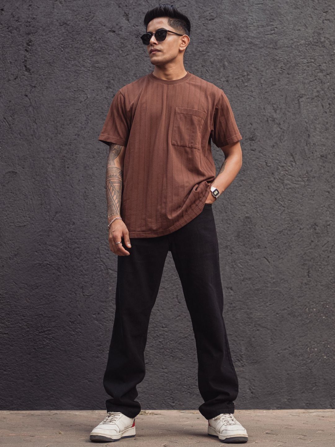 Powerlook Men Pockets T-shirt