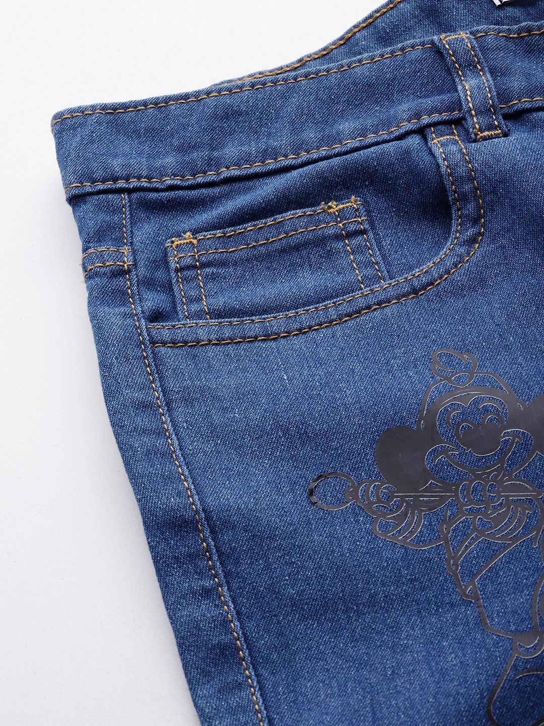 DressBerry Women Bootcut Printed Jeans