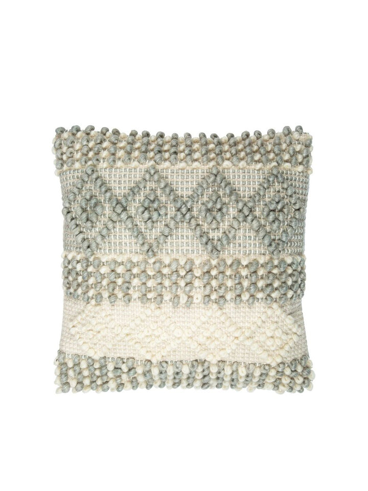 HOSTA HOMES Green Set of 2 Embroidered Square Cushion Covers