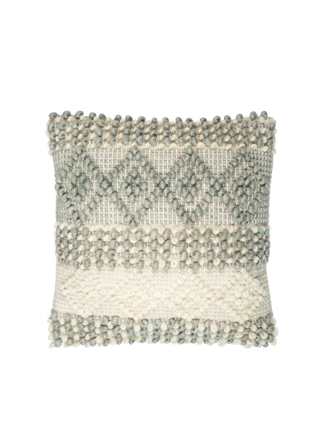 HOSTA HOMES Green Set of 2 Embroidered Square Cushion Covers