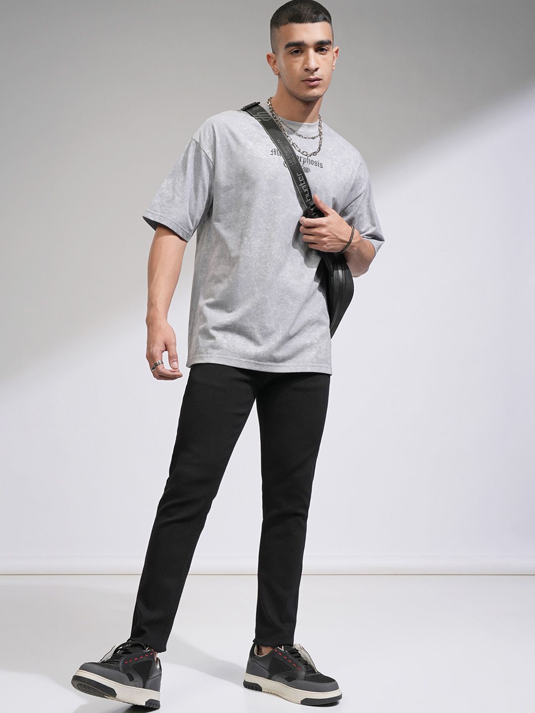 HIGHLANDER Men Black Skinny Fit Stretchable Jeans