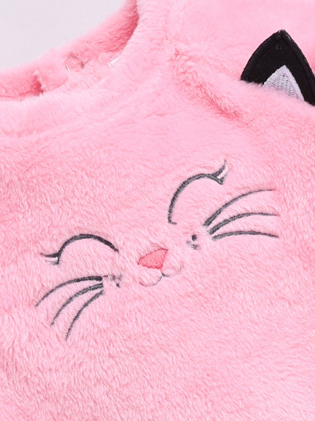 Moms Love Infant Girls Embroidered Sweatshirt With Joggers