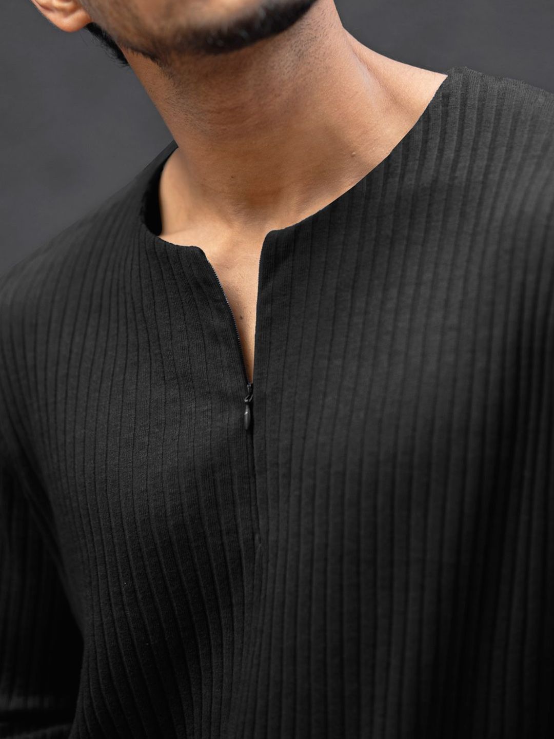 Powerlook Men Round Neck Knitted T-shirt