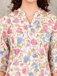 W Women Floral Kurta