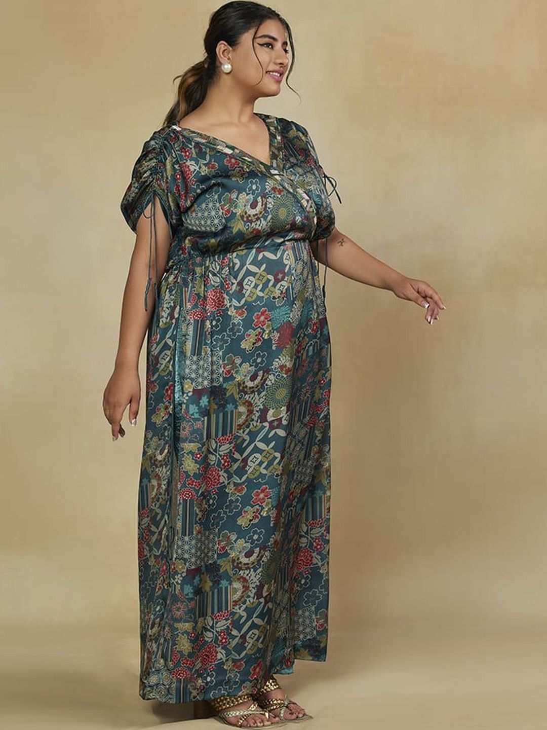 Mamicha Printed Maxi Dress