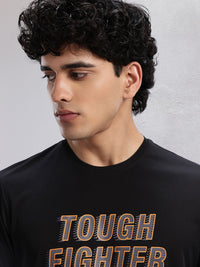 HRX by Hrithik Roshan Men Typography Printed Rapid-Dry Training T-shirt