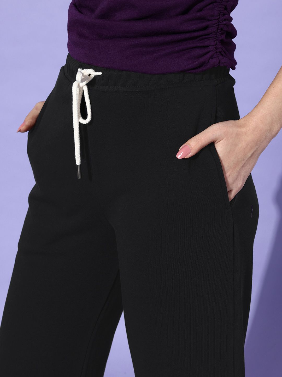 DILLINGER Women Solid Relaxed Fit Track Pant