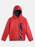 Monte Carlo Boys Typography Packable Puffer Jacket