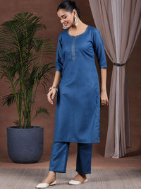 Libas Straight Kurta with Trousers & Dupatta