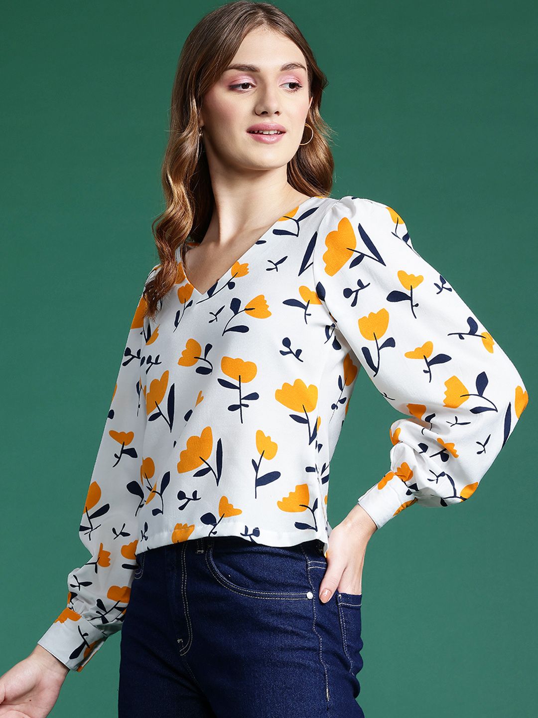 DressBerry Floral Print Top