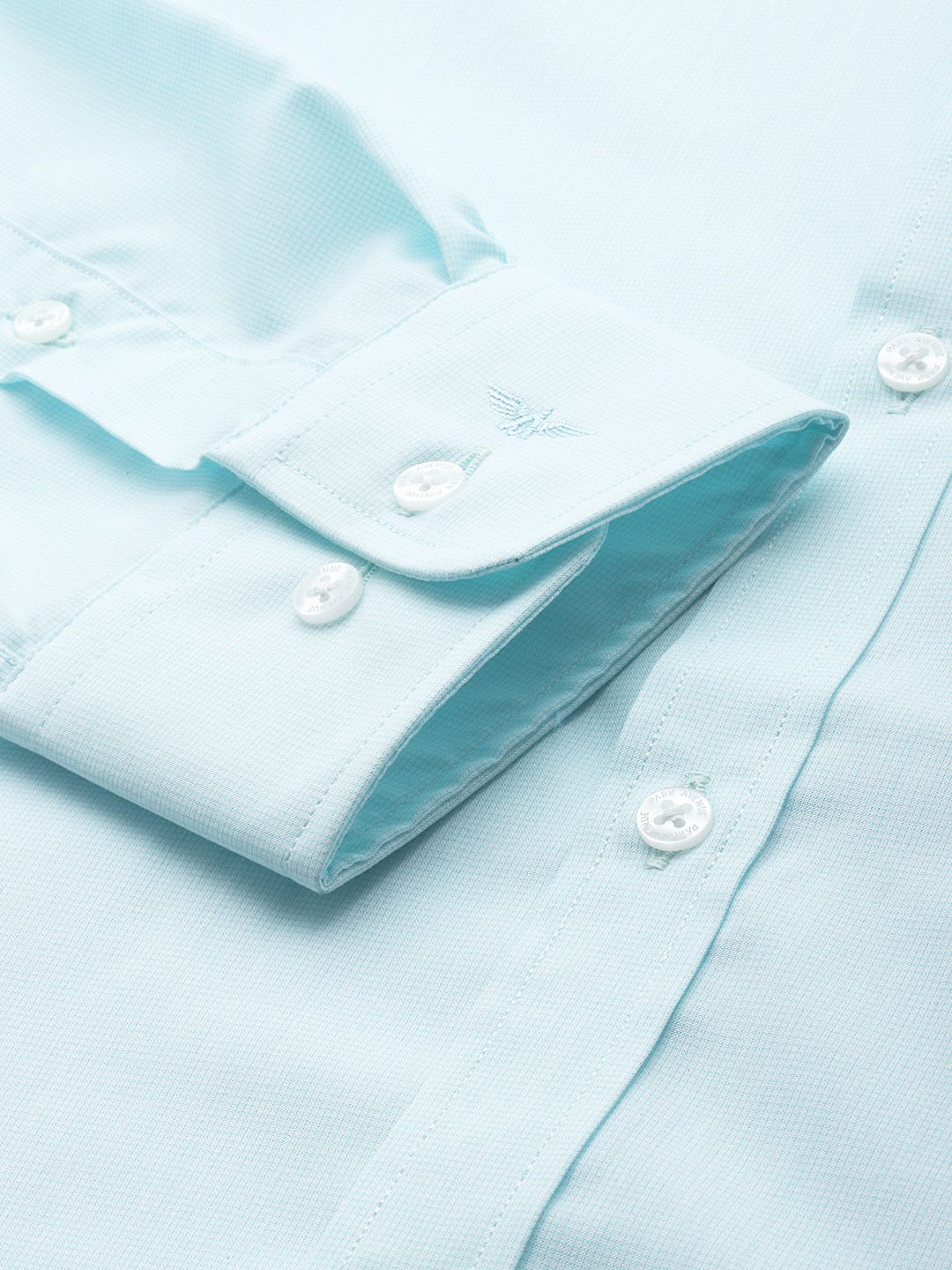 Park Avenue Self-Design Slim Fit Formal Shirt