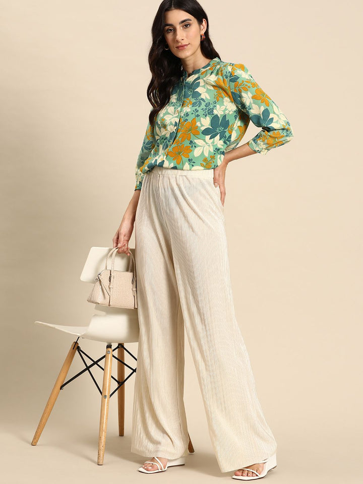 all about you Women Floral Opaque Printed Casual Shirt