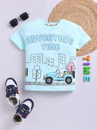 Happy Faces Boys Snoopy Printed Pure Cotton T-shirt