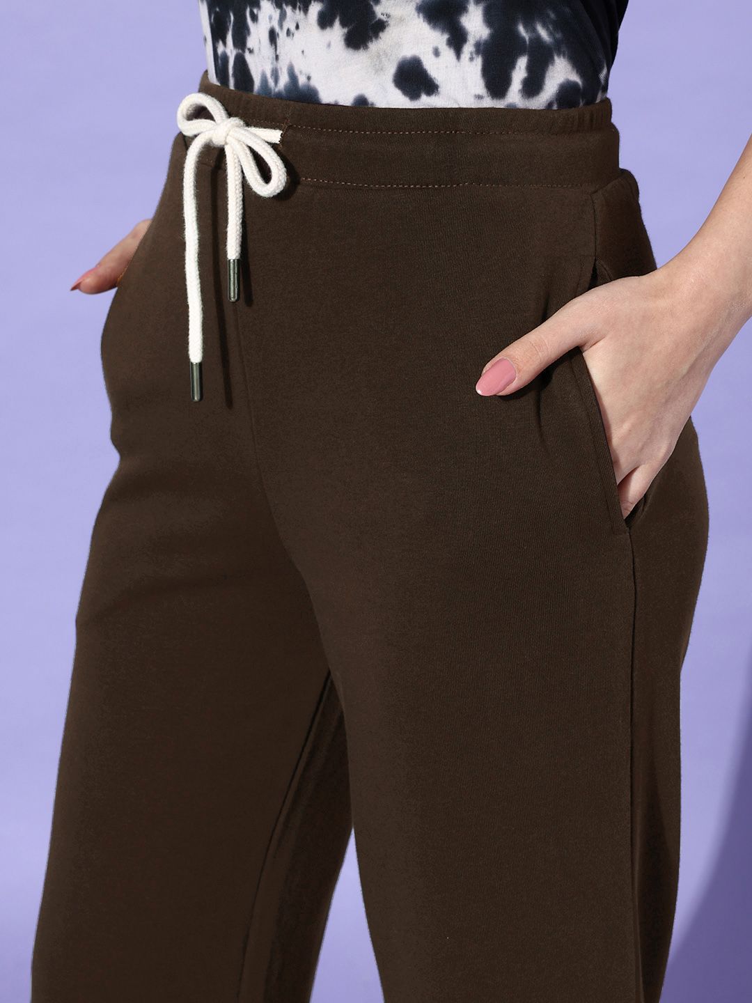 DILLINGER Women Solid Relaxed Fit Track Pant