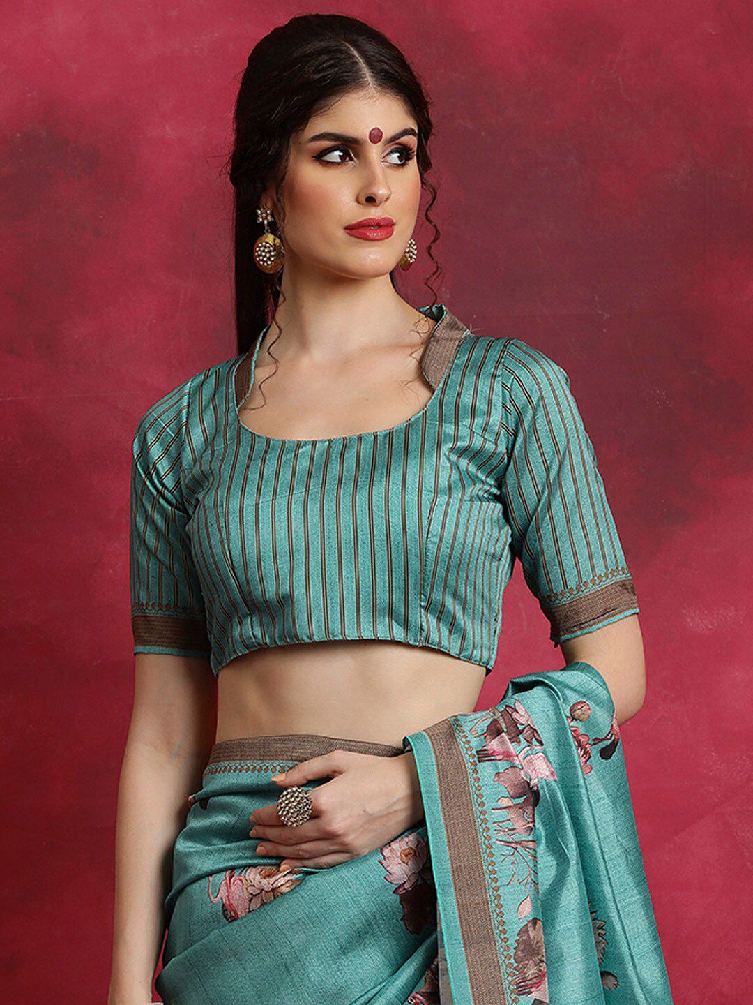 Saree mall Floral Printed Bagh Sarees